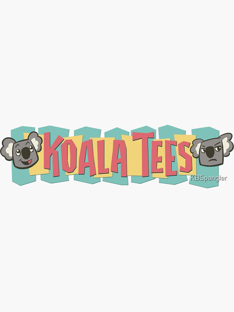 Thumbnail 3 of 3, Sticker, KOALA TEES sports team designed and sold by KBSpangler.