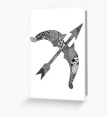 Zentangle Bow Greeting Card