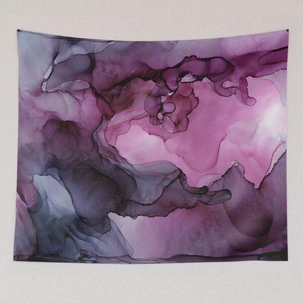 Item preview, Ethereal Ink Painting Purple Pink designed and sold by Olga Shvartsur.