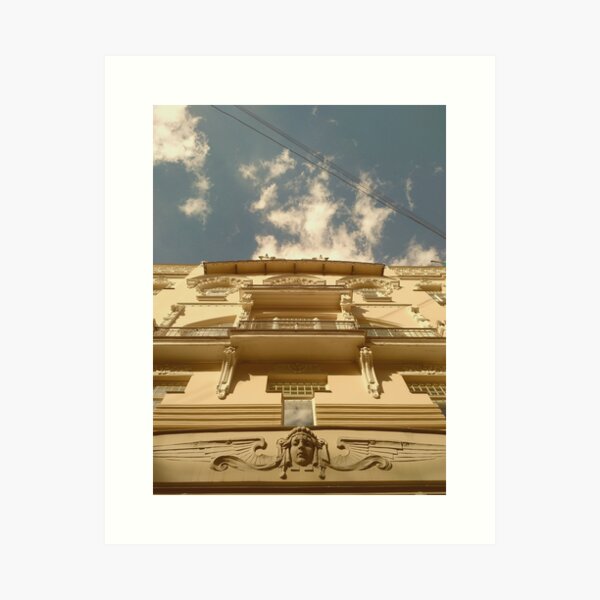 Art Nouveau architecture in Riga Art Print