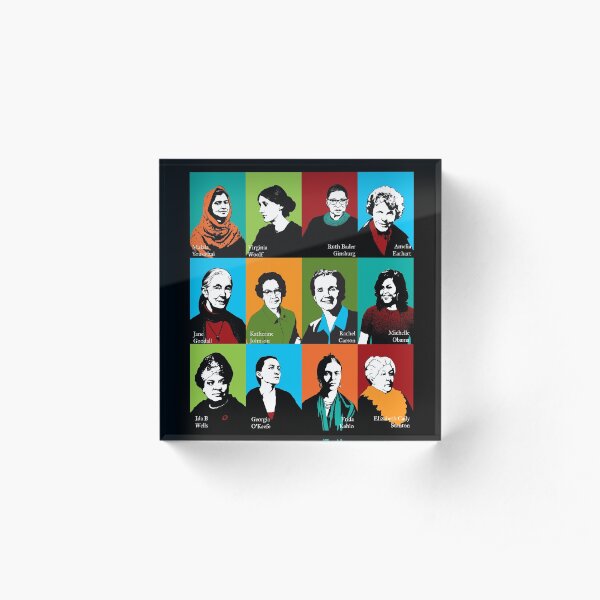 Feminist Icons Acrylic Block