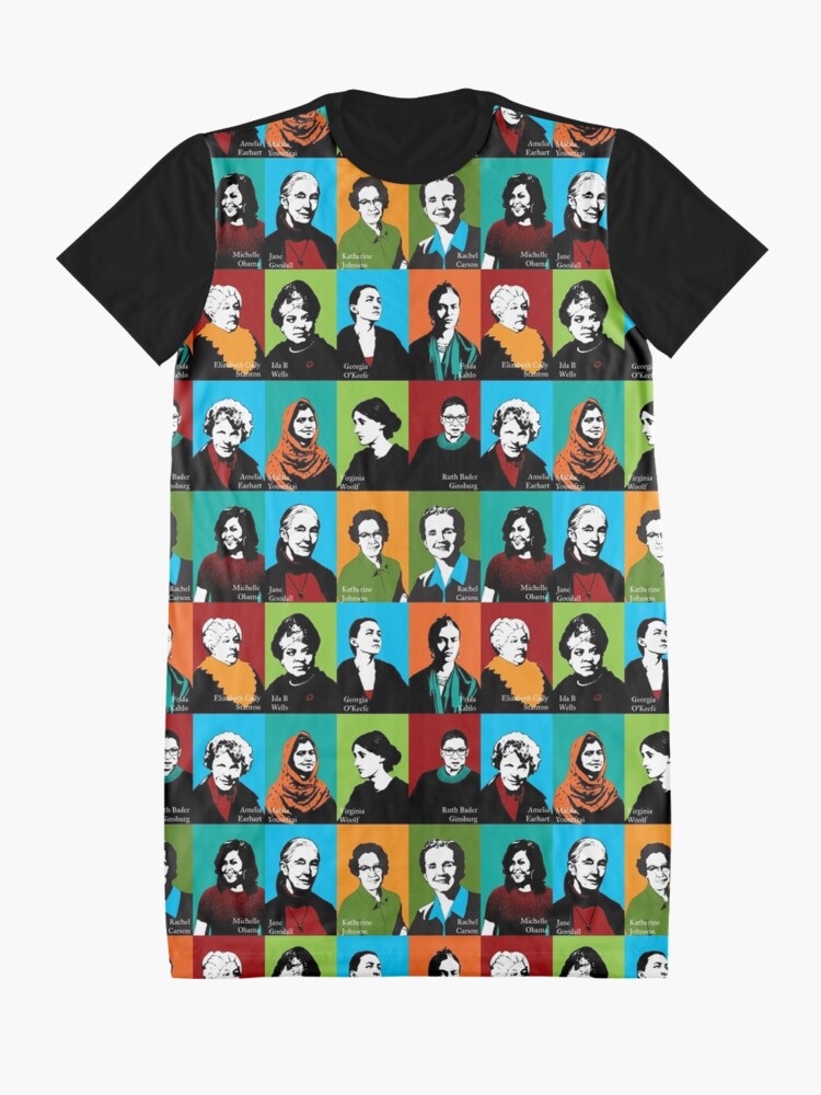 Alternate view of Feminist Icons Graphic T-Shirt Dress