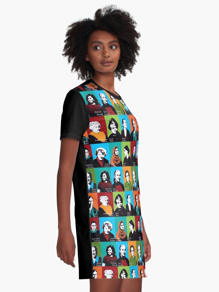 Alternate view of Feminist Icons Graphic T-Shirt Dress