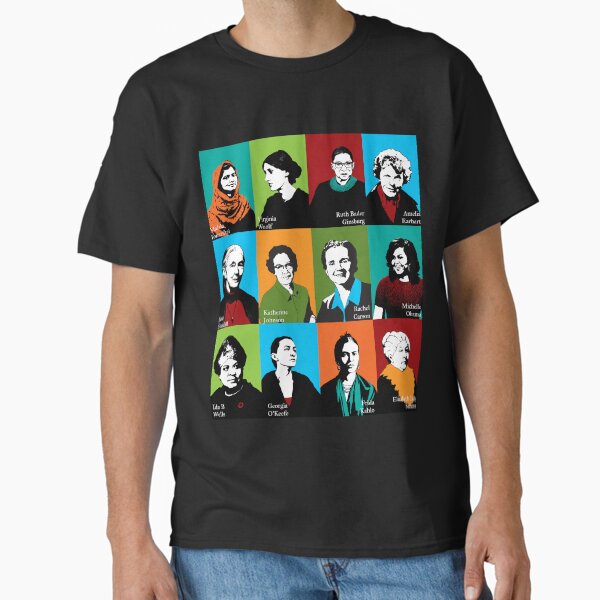 Vista previa del artículo con la obra «Iconos feministas», diseñado y vendido por candhdesigns.