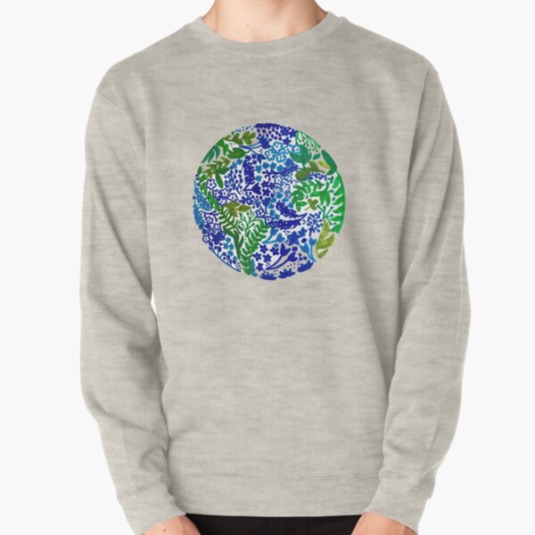 La tierra ríe en flores Sudadera sin capucha