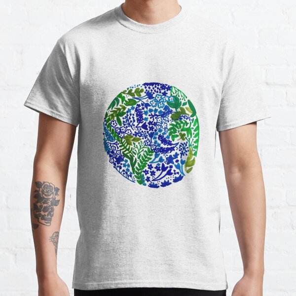 La tierra ríe en flores Camiseta clásica