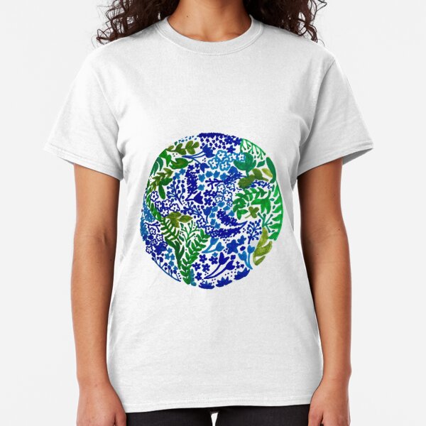 La tierra ríe en flores Camiseta clásica