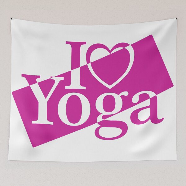 Item preview, i love yoga, yoga mat designed and sold by Countryman2018.