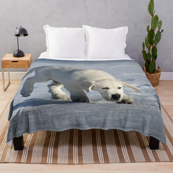 Item preview, Golden Retriever Puppy in the Snow designed and sold by Strawflower Oasis.