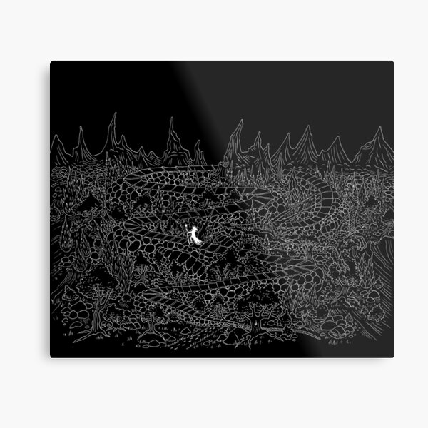 Watch Your Step, Wizard! Metal Print