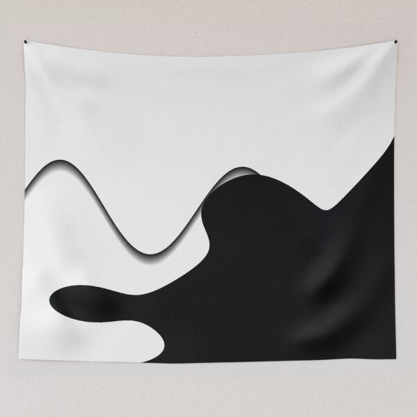 Item preview, Black and White Abstract  designed and sold by Poetic Patterns Studio.