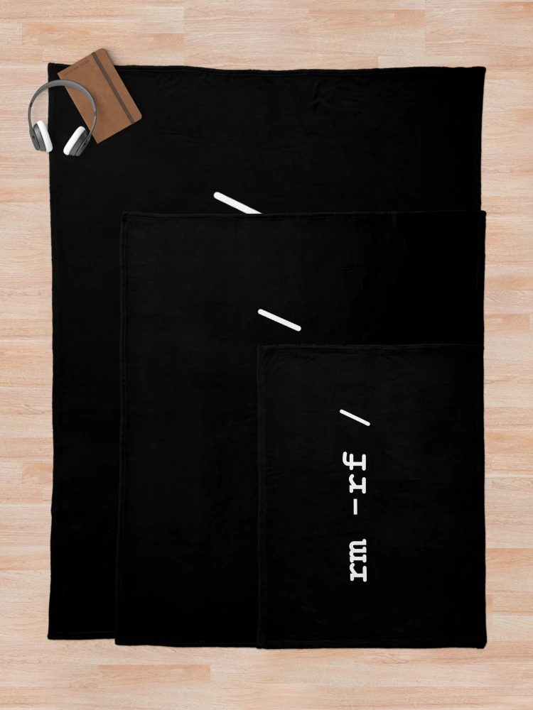 Thumbnail 5 of 6, Throw Blanket, Funny Unix Linux Programmer Sys Admin Shell Script designed and sold by Creekman Designs.
