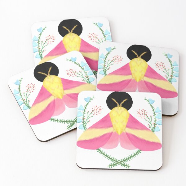 Item preview, Rosy Maple moth designed and sold by parasitebee.