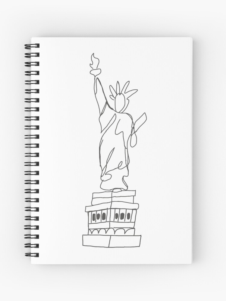 Cuaderno de espiral «Dibujo digital de la Estatua de la Libertad» de keisha001 | Redbubble Cuaderno de espiral «Dibujo digital de la Estatua de la Libertad» de keisha001 | Redbubble
