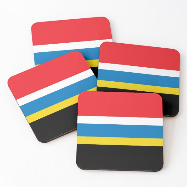 Item preview, Antigua Colour Block National colours designed and sold by IdentiTee Studios.