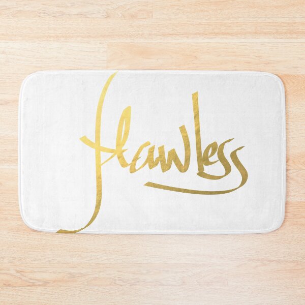 Item preview, Flawless Handwritten V1 - Light Faux Gold Foil  designed and sold by tshirtstylist.