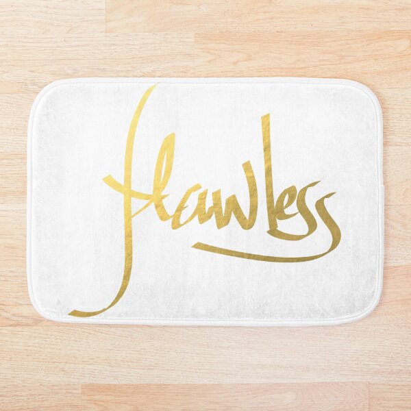 Item preview, Flawless Handwritten V1 - Light Faux Gold Foil  designed and sold by tshirtstylist.