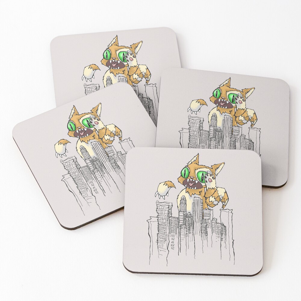 Item preview, Coasters (Set of 4) designed and sold by Drawtoonish.