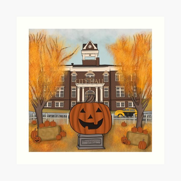 Halloweentown Art Print