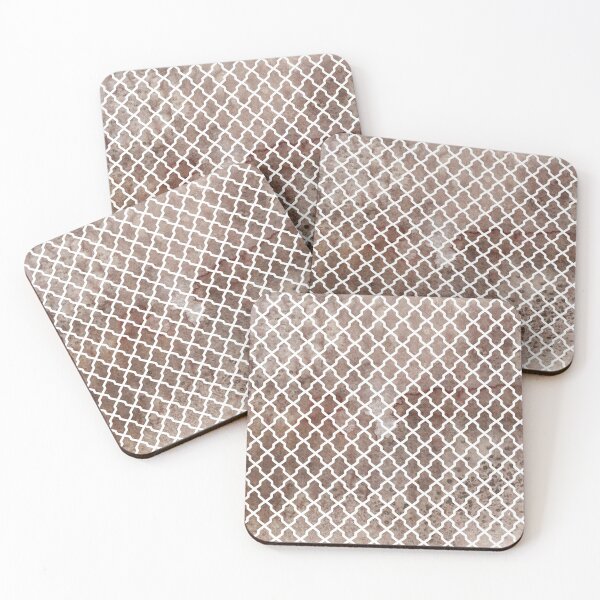 Item preview, Coffee Trellis Pattern - Brown designed and sold by TheJessaChannel.