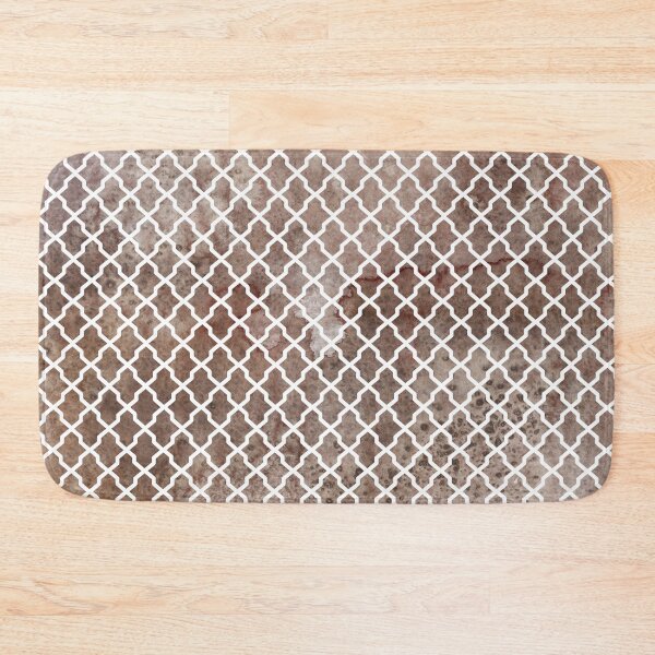 Item preview, Coffee Trellis Pattern - Brown designed and sold by TheJessaChannel.