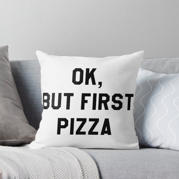 Item preview, Ok, But First Pizza - Hipster/Funny/Trendy Meme designed and sold by Vrai Chic.