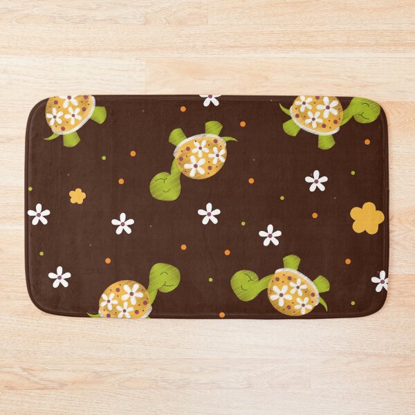 Item preview, Orange Flower Turtle Pattern designed and sold by Tonika Carter.