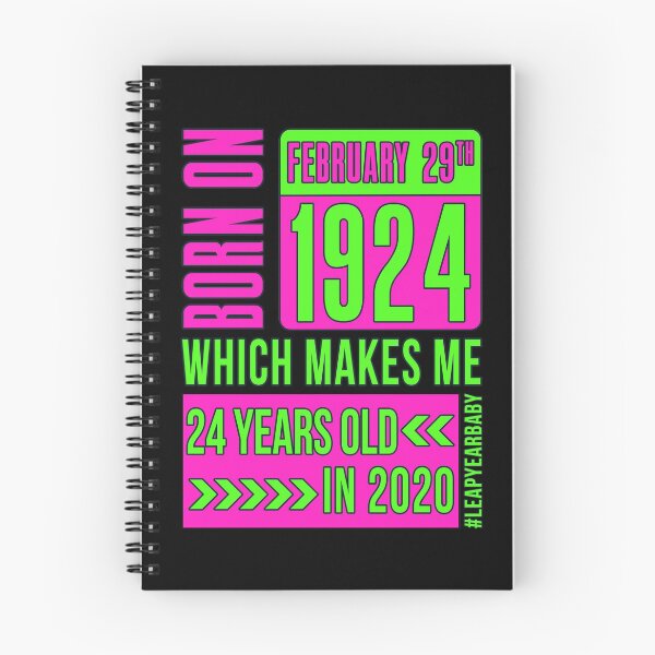 Item preview, 1924 - 24 years old PINK #leapyearbaby Girls and Womens Leaper Leapling Leap Year Birthday Gifts, Shirts, Tshirts designed and sold by GabiBlaze.