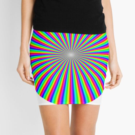 #Op #art - art movement, short for #optical art, is a style of #visual art that uses optical illusions Mini Skirt