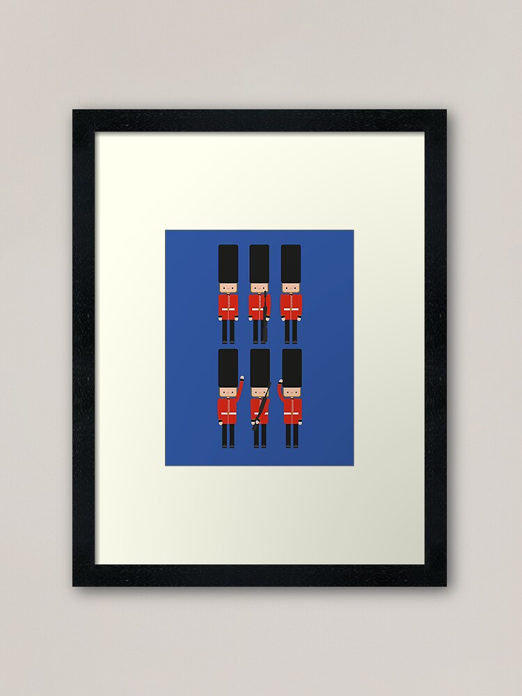 Alternate view of Royal British Guard Framed Art Print