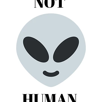 Artwork thumbnail, Not Human Alien Tee by RPP6