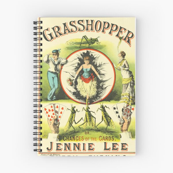 Item preview, Grasshopper Jennie Lee Poster designed and sold by karwilberevivalcollection.