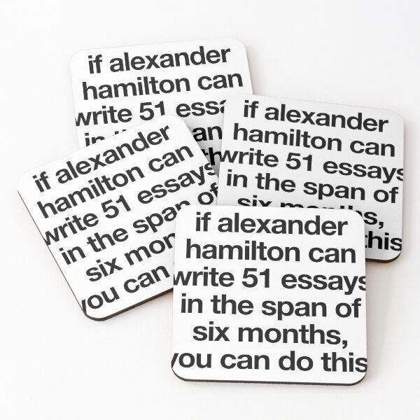 Item preview, if alexander hamilton designed and sold by QuoteSpirations.
