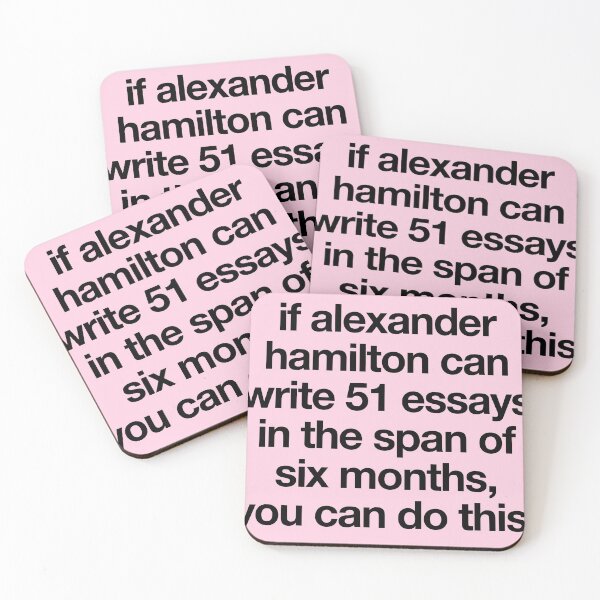 Item preview, if alexander hamilton designed and sold by QuoteSpirations.
