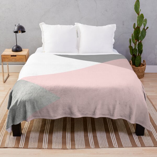 Item preview, Geometrics - grey blush silver designed and sold by Gale Switzer.