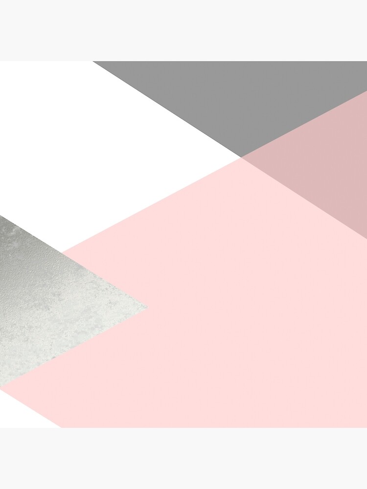 Geometrics - grey blush silver by galeswitzer