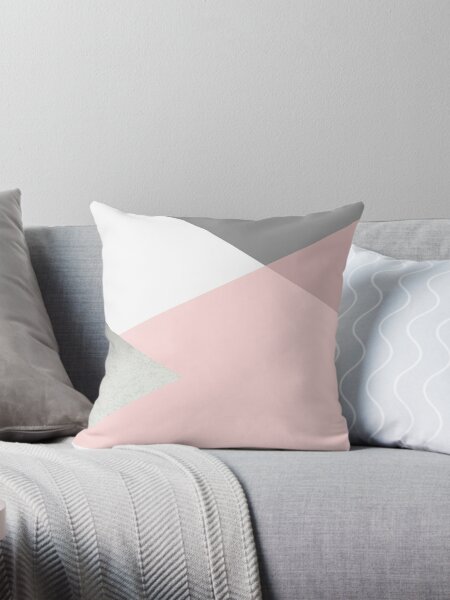 Blush pink throw and cushions best sale