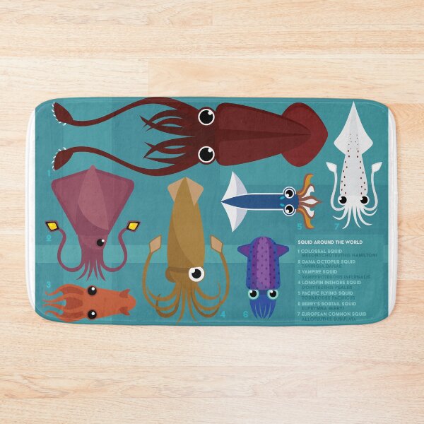 Item preview, Squid Around the World designed and sold by The Dice Nest (OwlHatArt).