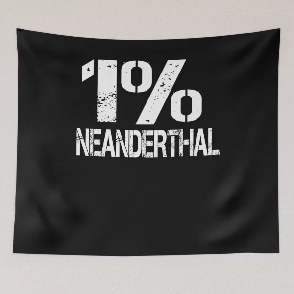 Item preview, 1% Neanderthal Funny T Shirt designed and sold by Kiwi-Tienda2017.