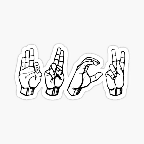 Fuck Sign Language Gifts Merchandise Redbubble