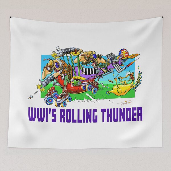Item preview, WWI's Rolling Thunder designed and sold by Smart Aleck Art.
