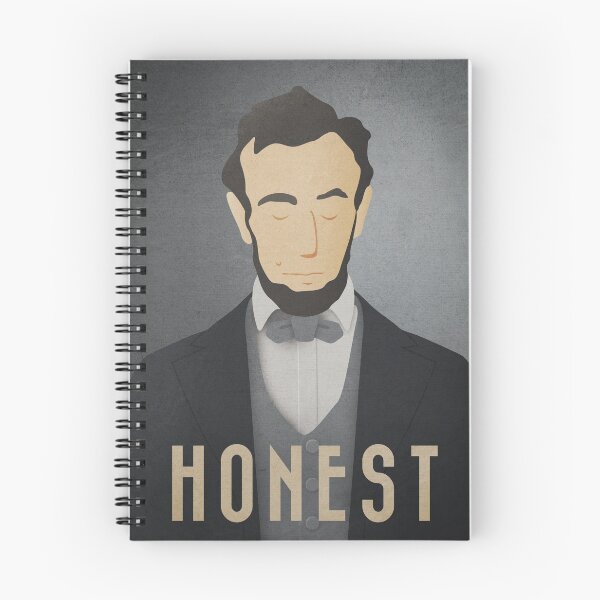 Item preview, HONEST • Abraham Lincoln • Minimalist Portrait • Honest Abe • Three-Legged Dane designed and sold by ThreeLeggedDane.