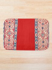Khayamiya Egyptian Tent Decoration Print Bath Mat