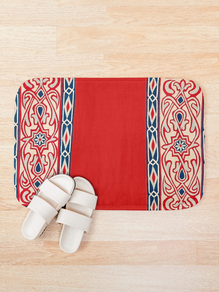 Alternate view of Khayamiya Egyptian Tent Decoration Print Bath Mat