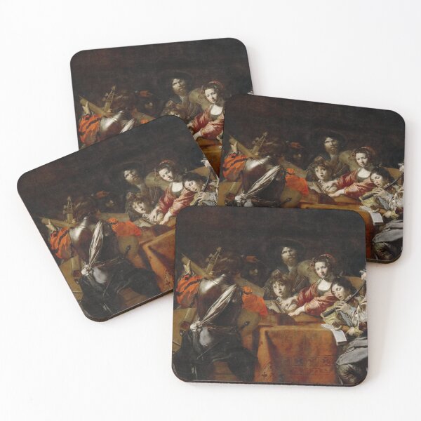 Item preview, Valentin de Boulogne - The Concert designed and sold by ArtExpression.