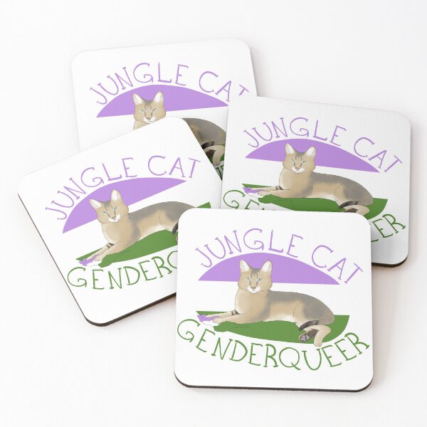 Item preview, Jungle Cat Genderqueer designed and sold by oakwyrm.