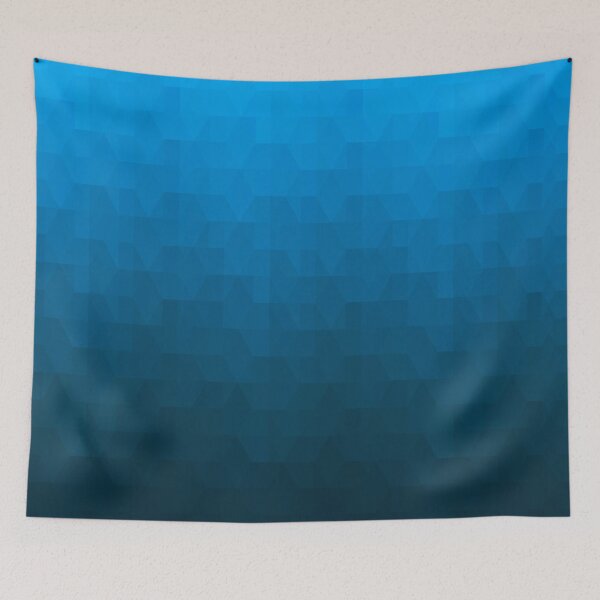 Item preview, Hexagonal Overlay - Deep Sky Blue designed and sold by Allerjeez.