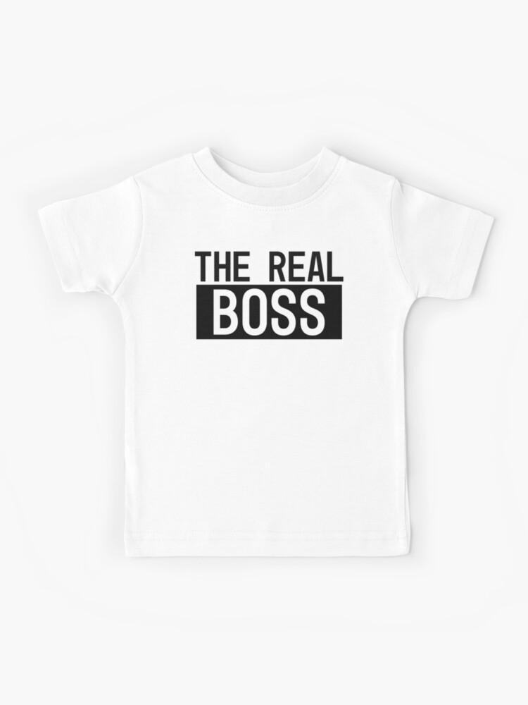 kids boss t shirt