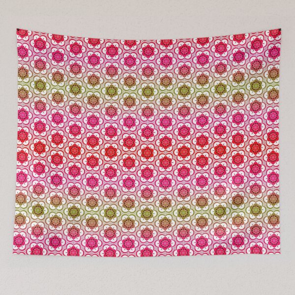 Item preview, Bold retro summer floral  designed and sold by dustydiscoball.