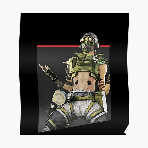 Apex Legends Octane Black Poster By Lutziecreations Redbubble 0797